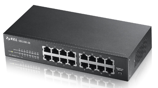 Picture of Zyxel GS1100-16 Unmanaged Gigabit Ethernet (10/100/1000)