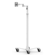 Picture of Compulocks Medical Rolling Cart Extended - VESA Compatible White