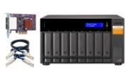 Picture of QNAP TL-D800S storage drive enclosure HDD/SSD enclosure Black, Grey 2.5/3.5"