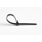 Picture of StarTech.com 6"(15cm) Reusable Cable Ties - 1/4"(7mm) wide, 1-3/8"(35mm) Bundle Dia. 50lb(22kg) Tensile Strength, Releasable Nylon Ties, Indoor/Outdoor, 94V-2/UL Listed, 100 Pack - Black