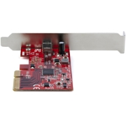 Picture of StarTech.com 1-Port USB 3.2 Gen 2x2 PCIe Card, USB-C 20Gbps SuperSpeed PCI Express 3.0 x4 Controller Card, USB Type-C Adapter Card, Data Only, Windows/macOS/Linux, TAA