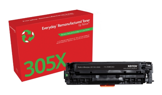 Picture of Everyday ™ Black Remanufactured Toner by Xerox compatible with HP 305X (CE410X), High capacity