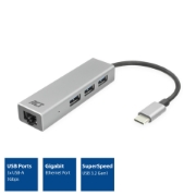 Picture of ACT USB-C hub 3.0, 3x USB-A, Gigabit ethernet