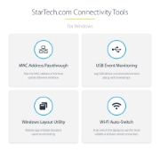 Picture of StarTech.com Thunderbolt 3 Dock w/ USB-C Host Compatibility - Dual 4K 60Hz DisplayPort 1.4 or Dual HDMI Monitors - Single 8K - TB3/USB-C Laptop Docking Station - 96W PD, 5xUSB - 10Gbps