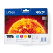 Picture of Brother LC-980VALBPDR ink cartridge 4 pc(s) Original Black, Cyan, Magenta, Yellow