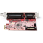 Picture of StarTech.com PCIe Card with Serial and Parallel Port - PCI Express Combo Adapter Card with 1x DB25 Parallel Port & 1x RS232 Serial Port - Expansion/Controller Card - PCIe Printer Card