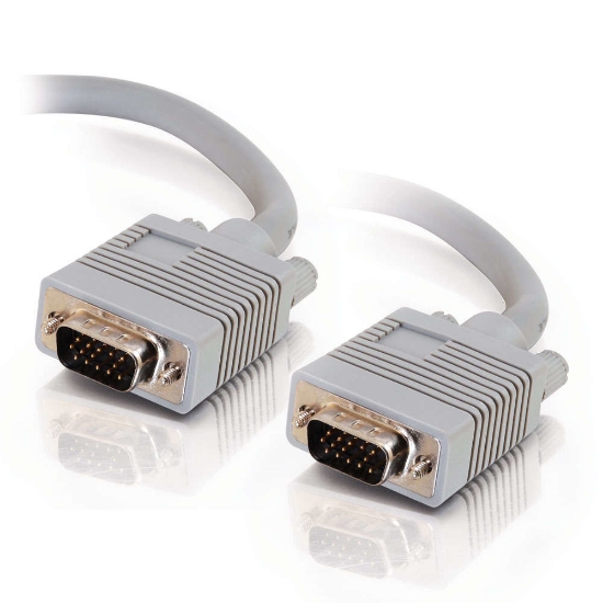 Picture of C2G 15m Monitor HD15 M/M cable VGA cable VGA (D-Sub) Grey