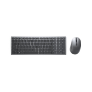 Picture of DELL KM7120W keyboard Mouse included Office RF Wireless + Bluetooth QWERTY US International Grey, Titanium