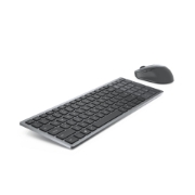 Picture of DELL KM7120W keyboard Mouse included Office RF Wireless + Bluetooth QWERTY US International Grey, Titanium
