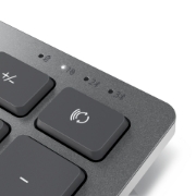 Picture of DELL KM7120W keyboard Mouse included Office RF Wireless + Bluetooth QWERTY US International Grey, Titanium