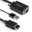 Image de StarTech.com Câble adaptateur VGA vers HDMI - 2 m - 1080p - Audio USB - Alimenté par USB