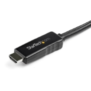Picture of StarTech.com 2m (6ft) HDMI to DisplayPort Cable 4K 30Hz - Active HDMI 1.4 to DP 1.2 Adapter Converter Cable with Audio - USB Powered - Mac & Windows - HDMI Laptop to DP Monitor - Male/Male