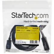 Picture of StarTech.com 2m (6ft) HDMI to DisplayPort Cable 4K 30Hz - Active HDMI 1.4 to DP 1.2 Adapter Converter Cable with Audio - USB Powered - Mac & Windows - HDMI Laptop to DP Monitor - Male/Male