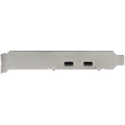 Picture of StarTech.com 2-Port USB 3.2 Gen 2 PCIe Card, USB-C 10Gbps SuperSpeed PCI Express 3.0 x4 Controller Card, USB Type-C Adapter Card, Data Only, Windows/macOS/Linux, TAA