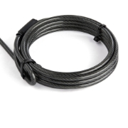 Picture of StarTech.com 6.5' (2m) Laptop Cable Lock - Nano Slot Compatible 4 Digit Combination Security Cable Lock - Serialized Anti-Theft Vinyl Coated Steel Cable Lock for Nano Slot Computer/Device
