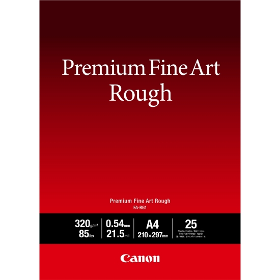 Picture of Canon FA-RG1 Premium Fine Art Rough Paper, A4, 25 sheets