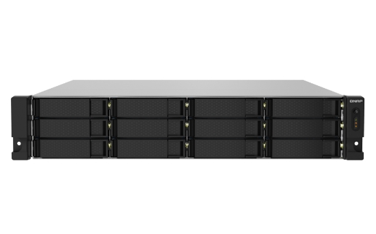 Picture of QNAP TS-1232PXU-RP NAS Rack (2U) Annapurna Labs AL324 4 GB DDR4 0 TB QNAP QTS Black