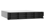 Picture of QNAP TS-1232PXU-RP NAS Rack (2U) Annapurna Labs AL324 4 GB DDR4 0 TB QNAP QTS Black