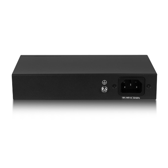 Picture of ACT 6 port, network switch, 10/100Mbps. 4x PoE+ (30W) port