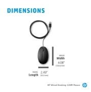 Picture of HP Wired Desktop 320M Mouse