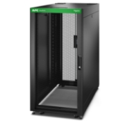 Picture of APC Easy Rack, 24U, Black, With Roof, Castors, Feet, 4 Brackets, and Side Panels, No Bottom, 1198H x 600W x 1000D mm
