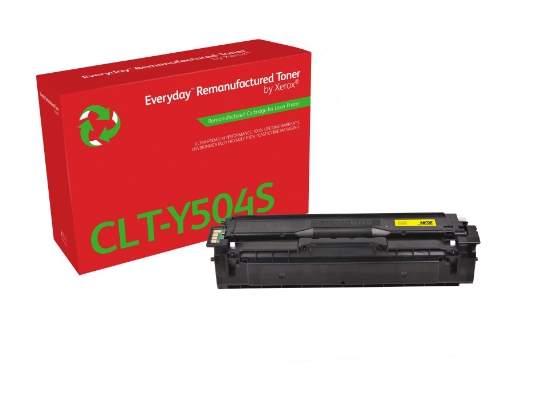 Picture of Everyday ™ Yellow Remanufactured Toner by Xerox compatible with Samsung CLT-Y504S, Standard capacity