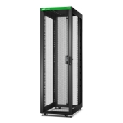 Picture of APC Easy Rack, 42U, Black, With Roof, Castors, Feet, 4 Brackets, and Bottom, No Side Panels, 1991H x 600W x 1000D mm