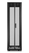 Picture of APC Easy Rack, 42U, Black, With Roof, Castors, Feet, 4 Brackets, and Bottom, No Side Panels, 1991H x 600W x 1200D mm