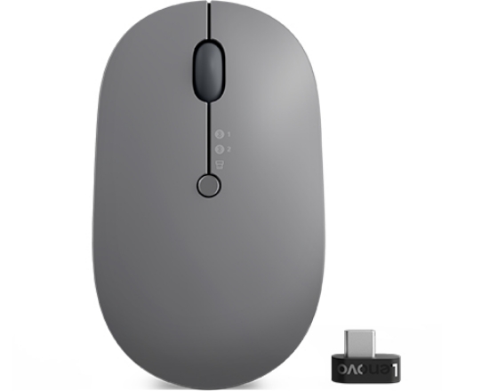Picture of Lenovo Go Multi-Device mouse Office Ambidextrous RF Wireless + Bluetooth Optical 2400 DPI