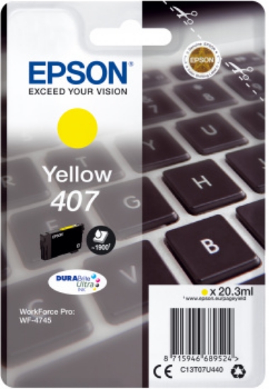 Picture of Epson WF-4745 ink cartridge 1 pc(s) Original High (XL) Yield Yellow