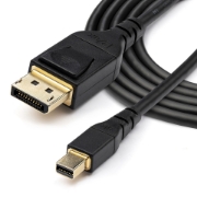 Picture of StarTech.com 6ft (2m) VESA Certified Mini DisplayPort to DisplayPort 1.4 Cable - 8K 60Hz HBR3 HDR - Super UHD mDP to DP 1.4 Cord - Slim (34 AWG) Ultra HD 4K 120Hz - Monitor/Video Cable