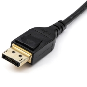 Picture of StarTech.com 6ft (2m) VESA Certified Mini DisplayPort to DisplayPort 1.4 Cable - 8K 60Hz HBR3 HDR - Super UHD mDP to DP 1.4 Cord - Slim (34 AWG) Ultra HD 4K 120Hz - Monitor/Video Cable