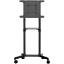 Picture of StarTech.com Mobile TV Cart - Portable Rolling TV Stand for 37-70" VESA Display (154lb/70kg) - TV Stand w/Shelf & Storage Compartment - Rotate/Tilt Display - Universal TV Mount on Wheels