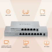Picture of Zyxel MG-105 Unmanaged 2.5G Ethernet (100/1000/2500) Steel
