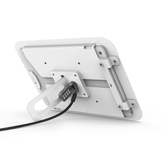 Picture of Compulocks iPad 10.2" Lock and Security Case Bundle 2.0 with Combination Cable Lock White