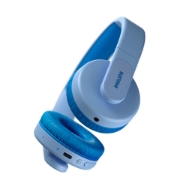 Picture of Philips TAK4206BL/00 headphones/headset Wired & Wireless Head-band Calls/Music USB Type-C Bluetooth Blue