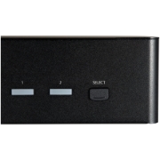 Picture of StarTech.com 2 Port Dual Monitor HDMI KVM Switch - 4K 60Hz Ultra HD HDR - Desktop 4K HDMI 2.0 KVM Switch with 2 Port USB 3.0 Hub (5Gbps) & 4x USB 2.0 HID, Audio - Hotkey Switching - TAA
