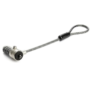 Picture of StarTech.com Universal Laptop Cable Lock Expansion Loop - 6” (15cm) Anti Theft 4-Digit Combination K-Slot Lock - Computer Security Cable to Create Twin/Multi-Head Lock for Multiple Devices
