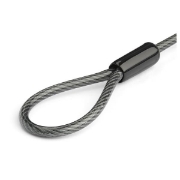 Picture of StarTech.com Universal Laptop Cable Lock Expansion Loop - 6” (15cm) Anti Theft 4-Digit Combination K-Slot Lock - Computer Security Cable to Create Twin/Multi-Head Lock for Multiple Devices