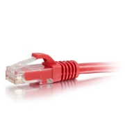 Picture of C2G 1m Cat5e Booted Unshielded (UTP) Network Patch Cable - Red