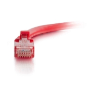 Picture of C2G 1m Cat5e Booted Unshielded (UTP) Network Patch Cable - Red