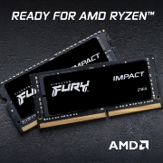 Picture of Kingston Technology FURY 16GB 3200MT/s DDR4 CL20 SODIMM Impact