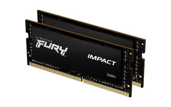 Picture of Kingston Technology FURY 64GB 3200MT/s DDR4 CL20 SODIMM (Kit of 2) Impact