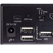 Picture of StarTech.com 2 Port HDMI KVM Switch - Single Monitor 4K 60Hz Ultra HD HDR - Desktop HDMI 2.0 KVM Switch with 2 Port USB 3.0 Hub (5Gbps) and 4x USB 2.0 HID, Audio - Hotkey Switching - TAA