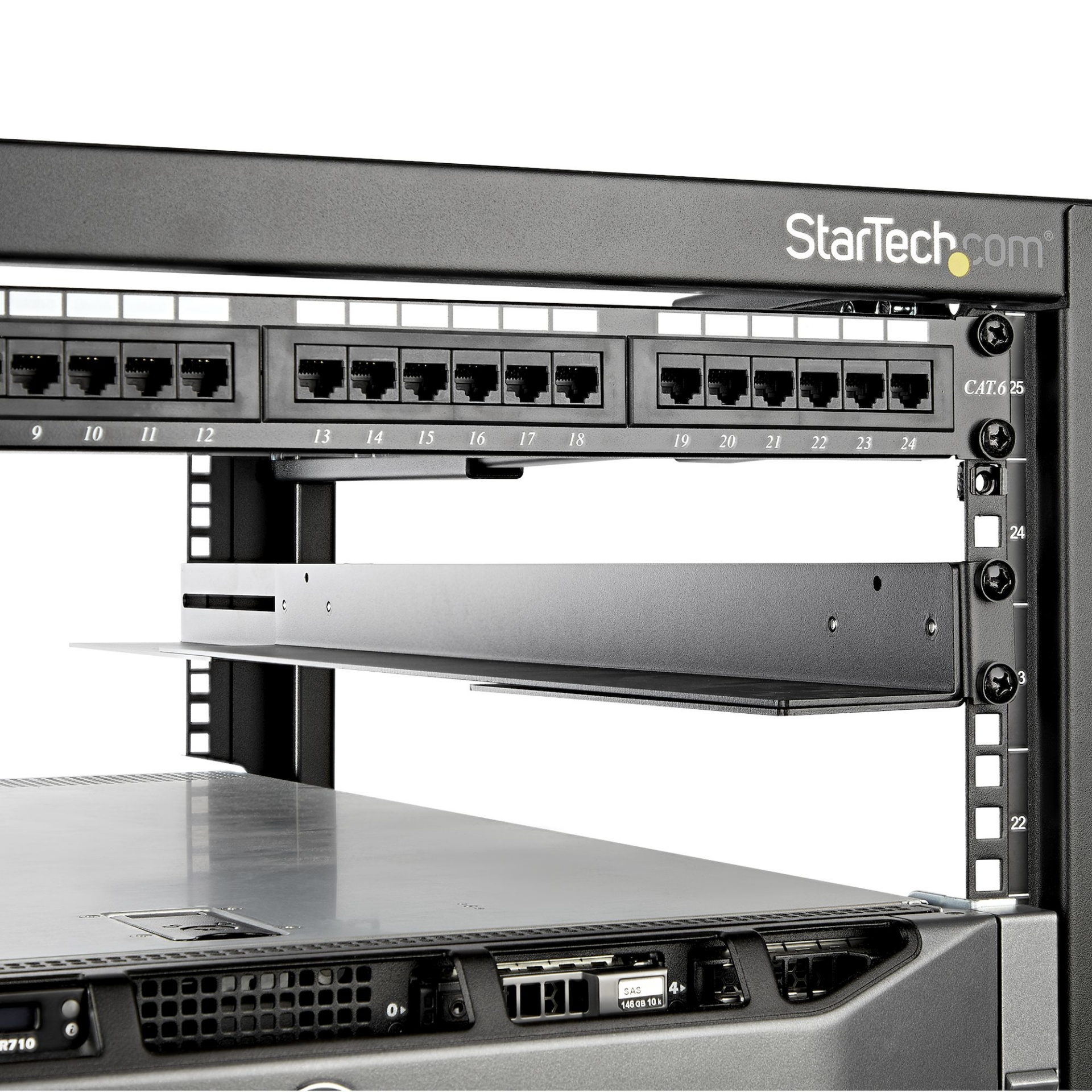 StarTech.com 1U 19 inch Server Rack Rails - 24-36 inch Adjustable Depth ...