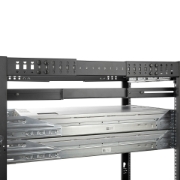 Picture of StarTech.com 1U 19 inch Server Rack Rails - 24-36 inch Adjustable Depth - Universal 4 Post Rack Mount Rails - Network Equipment/Server/UPS Mounting Rail Kit HPE ProLiant Dell PowerEdge