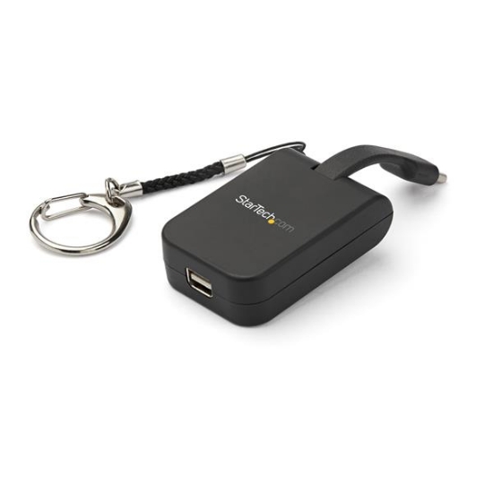 Picture of StarTech.com Compact USB C to Mini DisplayPort Adapter - 8K 60Hz/4K USB-C to mDP 1.4 Video Converter w/Keychain Ring - USB Type-C DP Alt Mode (HBR3 HDR DSC) to mDP Monitor - TB3 Compatible