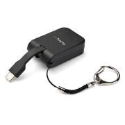 Picture of StarTech.com Compact USB C to Mini DisplayPort Adapter - 8K 60Hz/4K USB-C to mDP 1.4 Video Converter w/Keychain Ring - USB Type-C DP Alt Mode (HBR3 HDR DSC) to mDP Monitor - TB3 Compatible