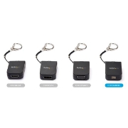Picture of StarTech.com Compact USB C to Mini DisplayPort Adapter - 8K 60Hz/4K USB-C to mDP 1.4 Video Converter w/Keychain Ring - USB Type-C DP Alt Mode (HBR3 HDR DSC) to mDP Monitor - TB3 Compatible