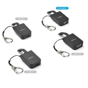 Picture of StarTech.com Compact USB C to Mini DisplayPort Adapter - 8K 60Hz/4K USB-C to mDP 1.4 Video Converter w/Keychain Ring - USB Type-C DP Alt Mode (HBR3 HDR DSC) to mDP Monitor - TB3 Compatible